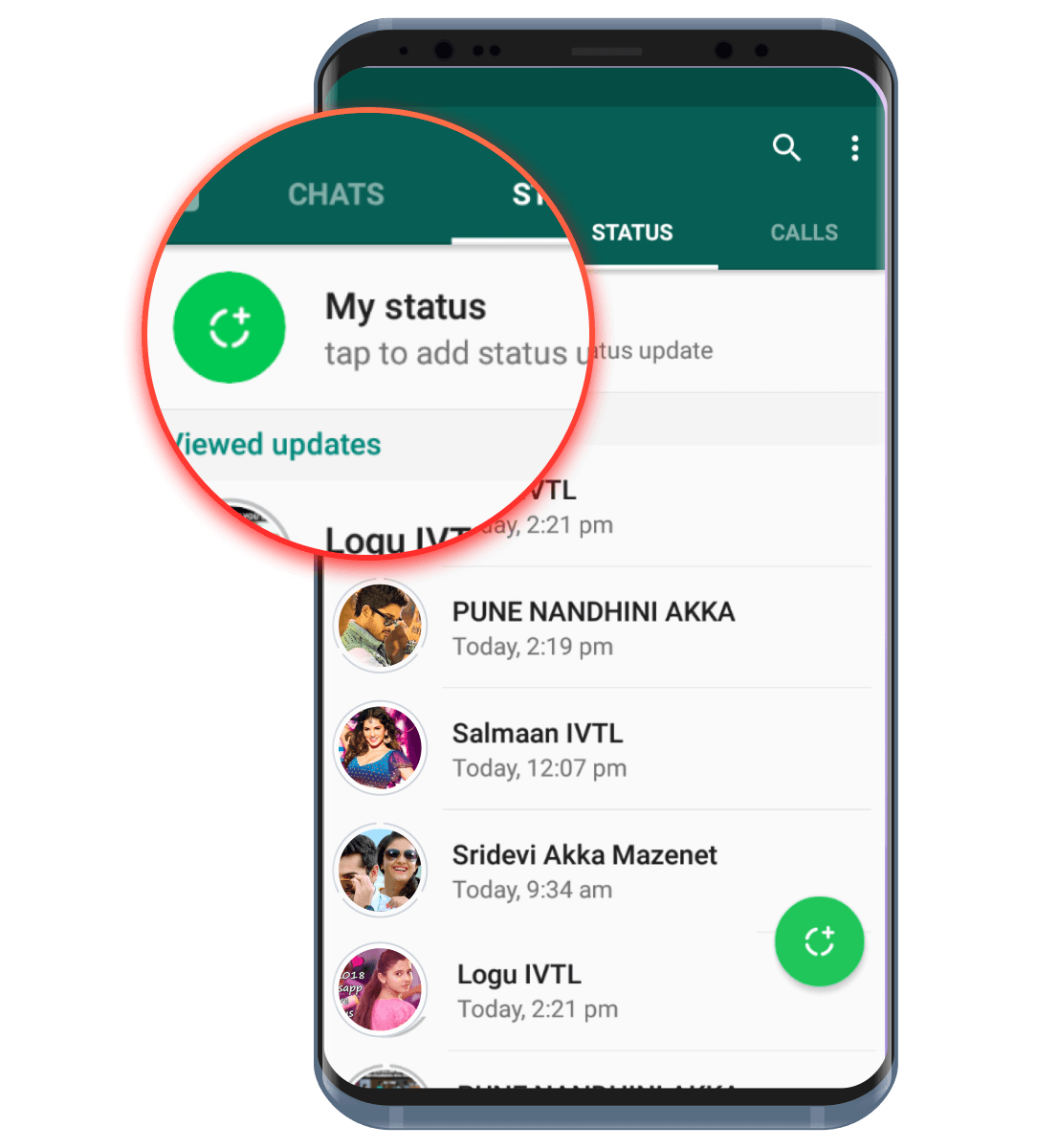 Download WhatsApp Statuses