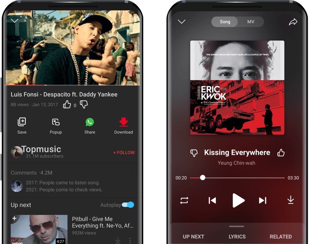 Music Player and Video Player